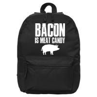 Bacon Is Meat Candy 16 in Basic Backpack