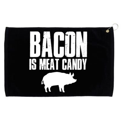 Bacon Is Meat Candy Grommeted Golf Towel