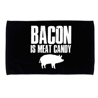 Bacon Is Meat Candy Microfiber Hand Towel