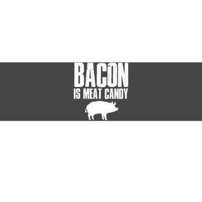 Bacon Is Meat Candy Bumper Sticker