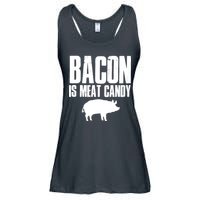 Bacon Is Meat Candy Ladies Essential Flowy Tank