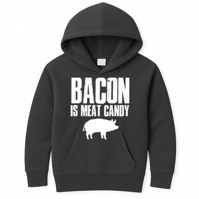 Bacon Is Meat Candy Kids Hoodie
