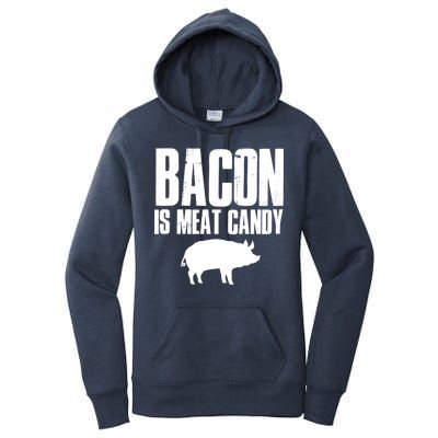 Bacon Is Meat Candy Women's Pullover Hoodie