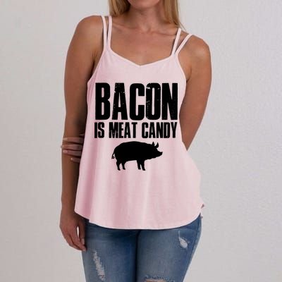 Bacon Is Meat Candy Women's Strappy Tank