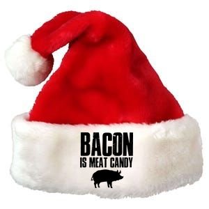 Bacon Is Meat Candy Premium Christmas Santa Hat