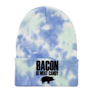 Bacon Is Meat Candy Tie Dye 12in Knit Beanie