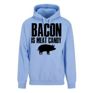 Bacon Is Meat Candy Unisex Surf Hoodie