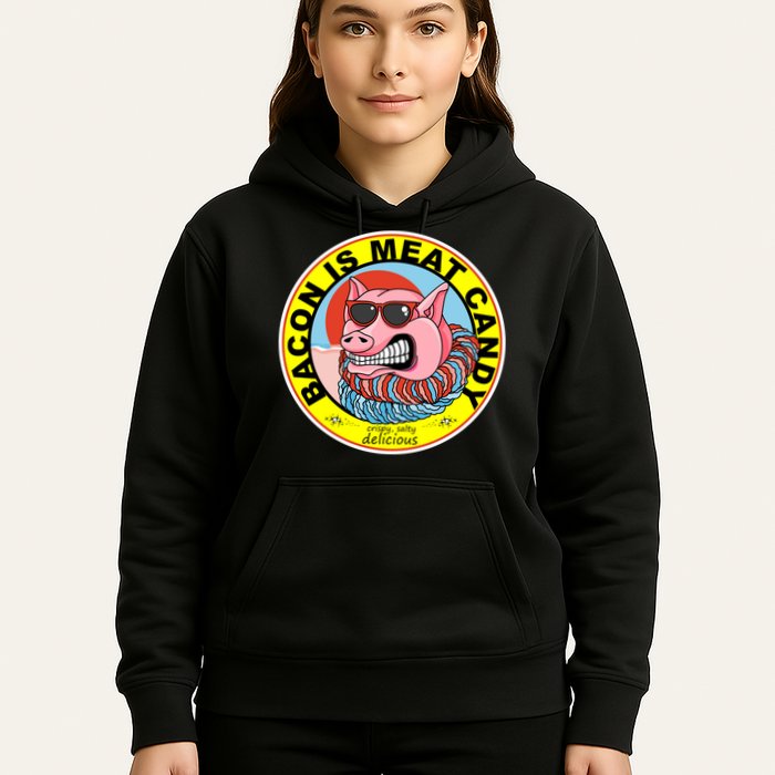 Bacon Is Meat Candy Pig Funny Hoodie