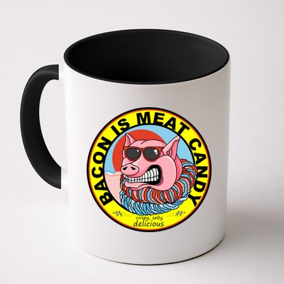 Bacon Is Meat Candy Pig Funny Mug