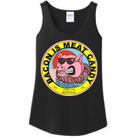 Bacon Is Meat Candy Pig Funny Ladies Essential Tank