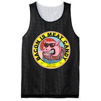 Bacon Is Meat Candy Pig Funny Mesh Reversible Basketball Jersey Tank