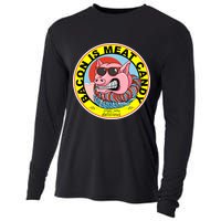 Bacon Is Meat Candy Pig Funny Cooling Performance Long Sleeve Crew