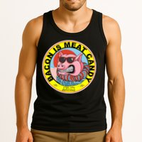 Bacon Is Meat Candy Pig Funny Tank Top