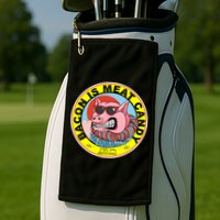 Bacon Is Meat Candy Pig Funny Golf Towel