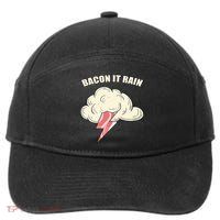 Bacon It Rain 7-Panel Snapback Hat
