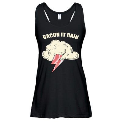 Bacon It Rain Ladies Essential Flowy Tank