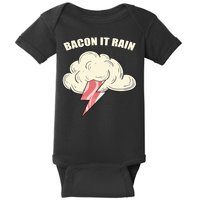 Bacon It Rain Baby Bodysuit