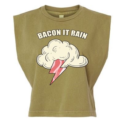 Bacon It Rain Garment-Dyed Women's Muscle Tee