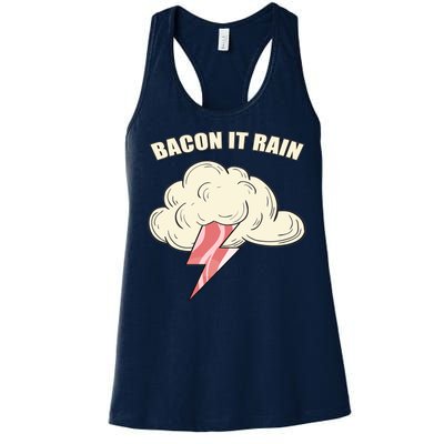 Bacon It Rain Women's Racerback Tank