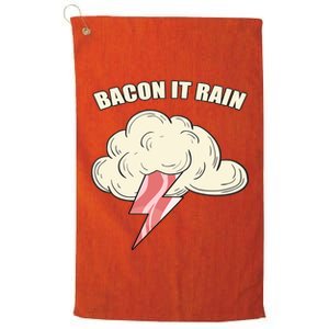 Bacon It Rain Platinum Collection Golf Towel