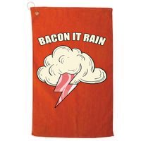 Bacon It Rain Golf Towel