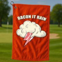 Bacon It Rain Golf Towel
