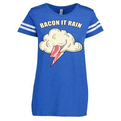 Bacon It Rain Enza Ladies Jersey Football T-Shirt