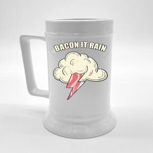 Bacon It Rain Beer Stein