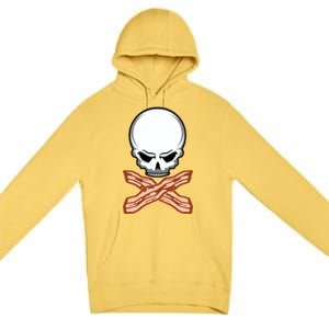 Bacon Skull Premium Pullover Hoodie