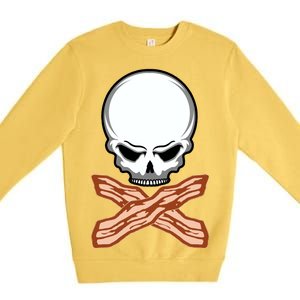 Bacon Skull Premium Crewneck Sweatshirt