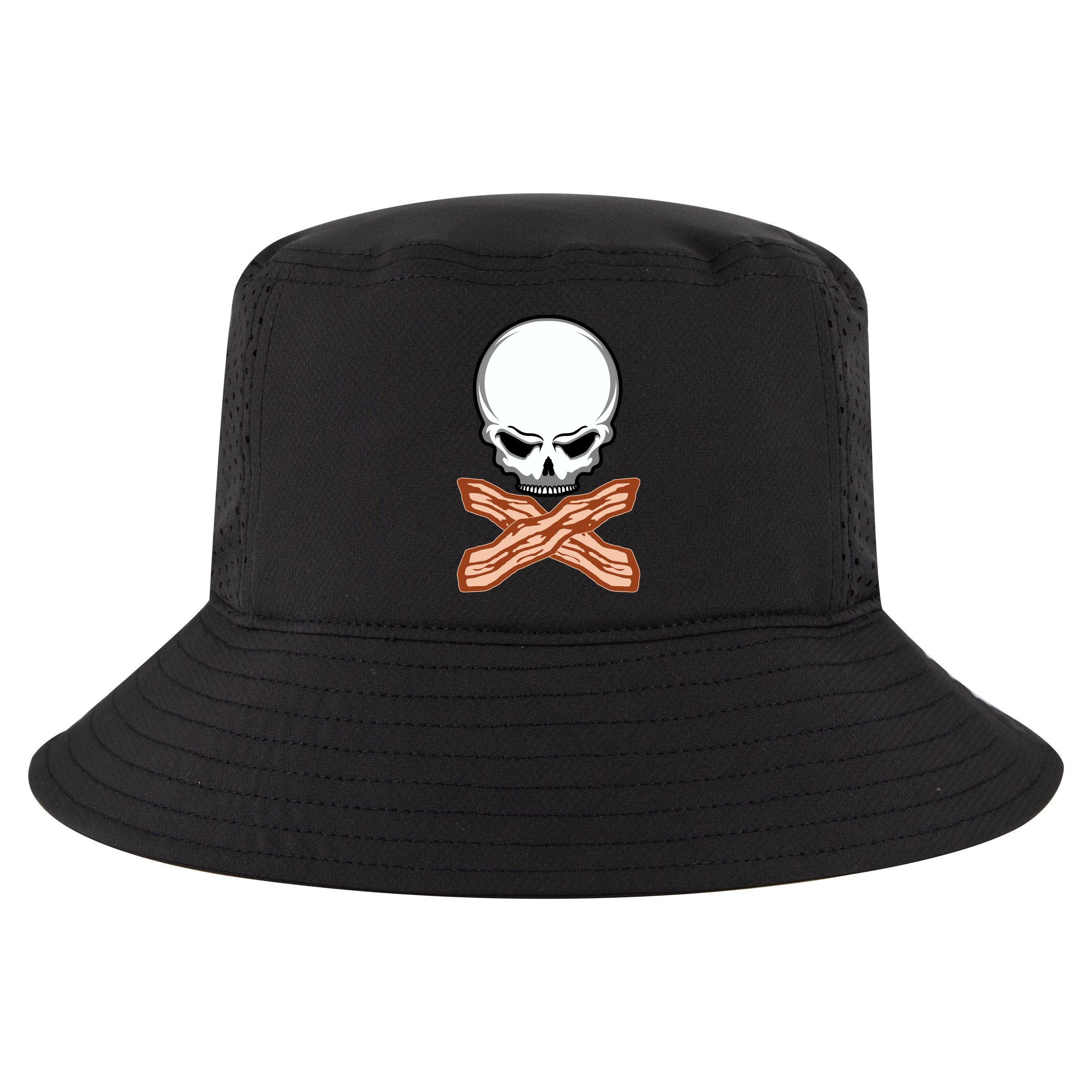 Bacon Skull Cool Comfort Performance Bucket Hat