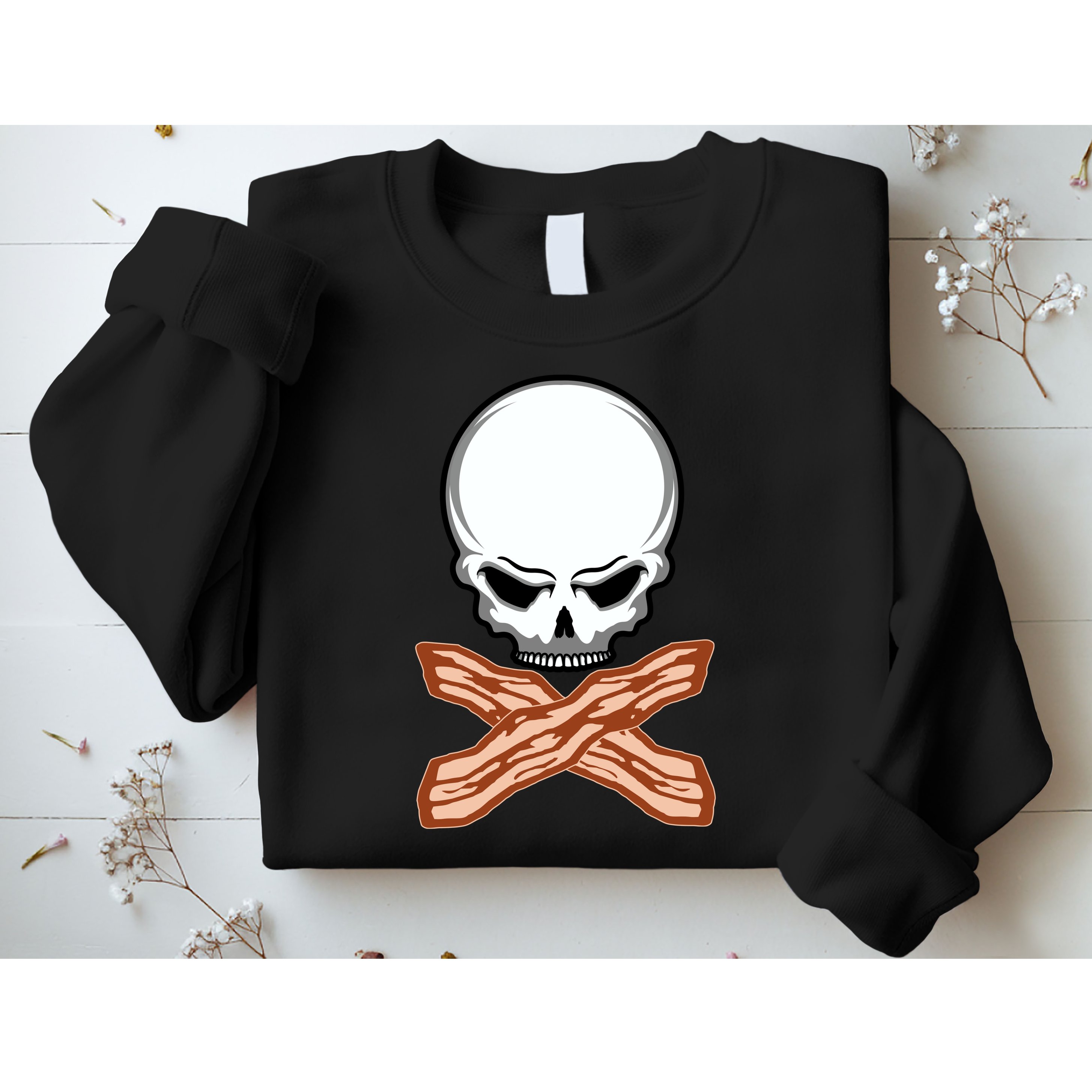 Bacon Skull Sweatshirt