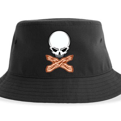 Bacon Skull Sustainable Bucket Hat