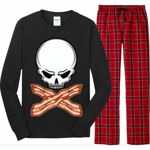 Bacon Skull Long Sleeve Pajama Set