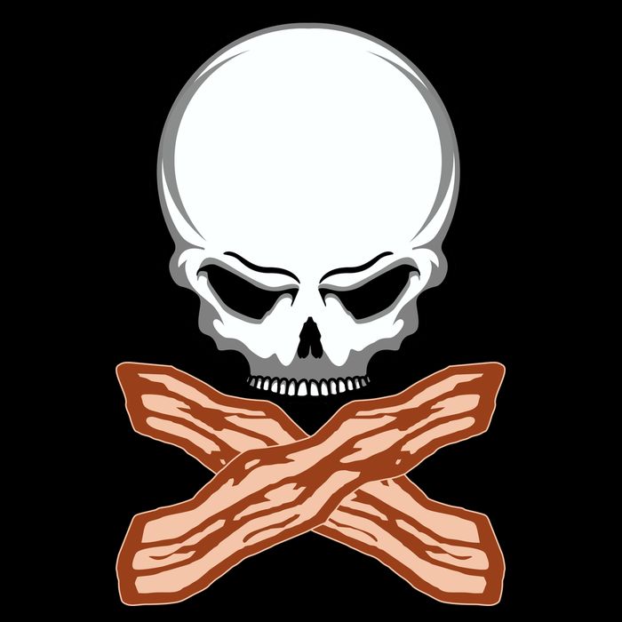 Bacon Skull 16 in Basic Backpack