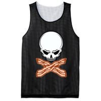 Bacon Skull Mesh Reversible Basketball Jersey Tank