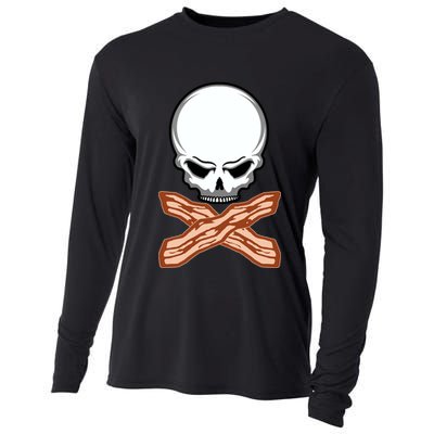 Bacon Skull Cooling Performance Long Sleeve Crew