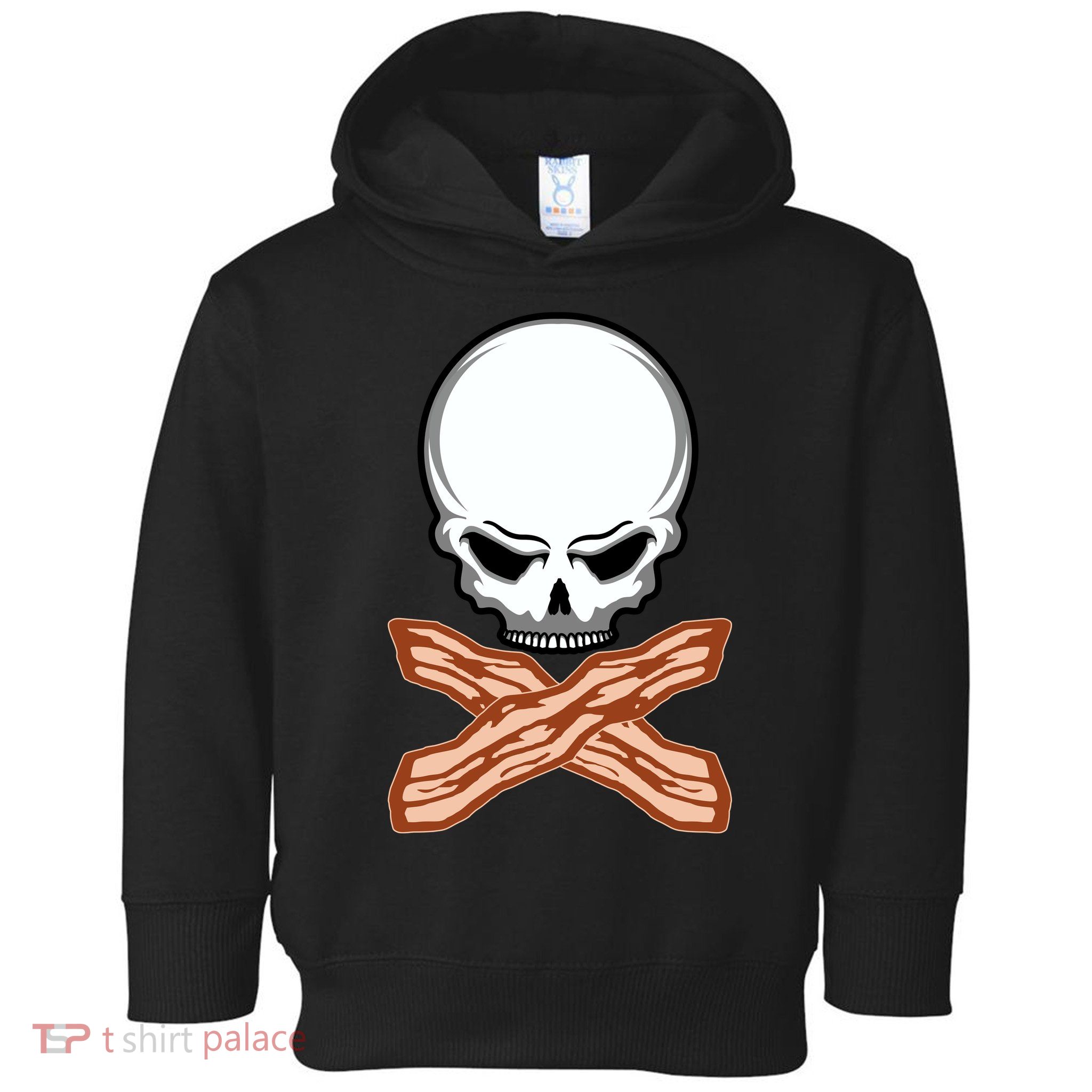 Bacon Skull Toddler Hoodie