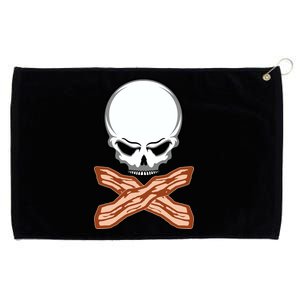 Bacon Skull Grommeted Golf Towel