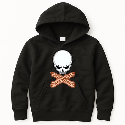 Bacon Skull Kids Hoodie