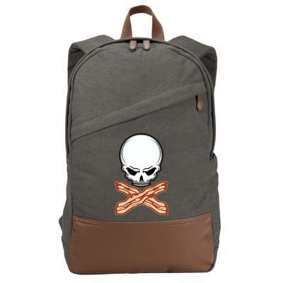 Bacon Skull Cotton Canvas Backpack
