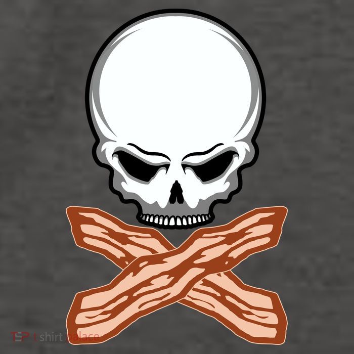 Bacon Skull Vector Backpack