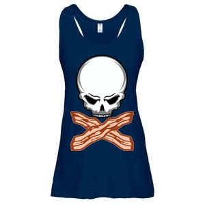 Bacon Skull Ladies Essential Flowy Tank