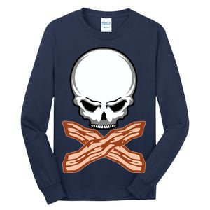 Bacon Skull Tall Long Sleeve T-Shirt