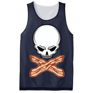 Bacon Skull Mesh Reversible Basketball Jersey Tank