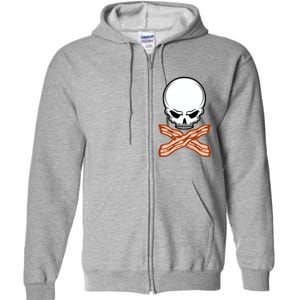 Bacon Skull Full Zip Hoodie