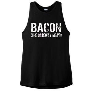 Bacon The Gateway Meat Ladies PosiCharge Tri-Blend Wicking Tank