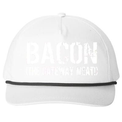 Bacon The Gateway Meat Snapback Five-Panel Rope Hat