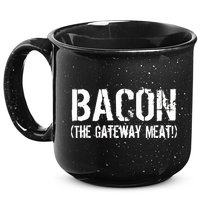 Bacon The Gateway Meat 15oz Campfire Ceramic Mug