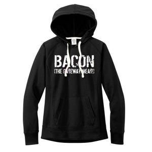 Bacon The Gateway Meat Women's Fleece Hoodie